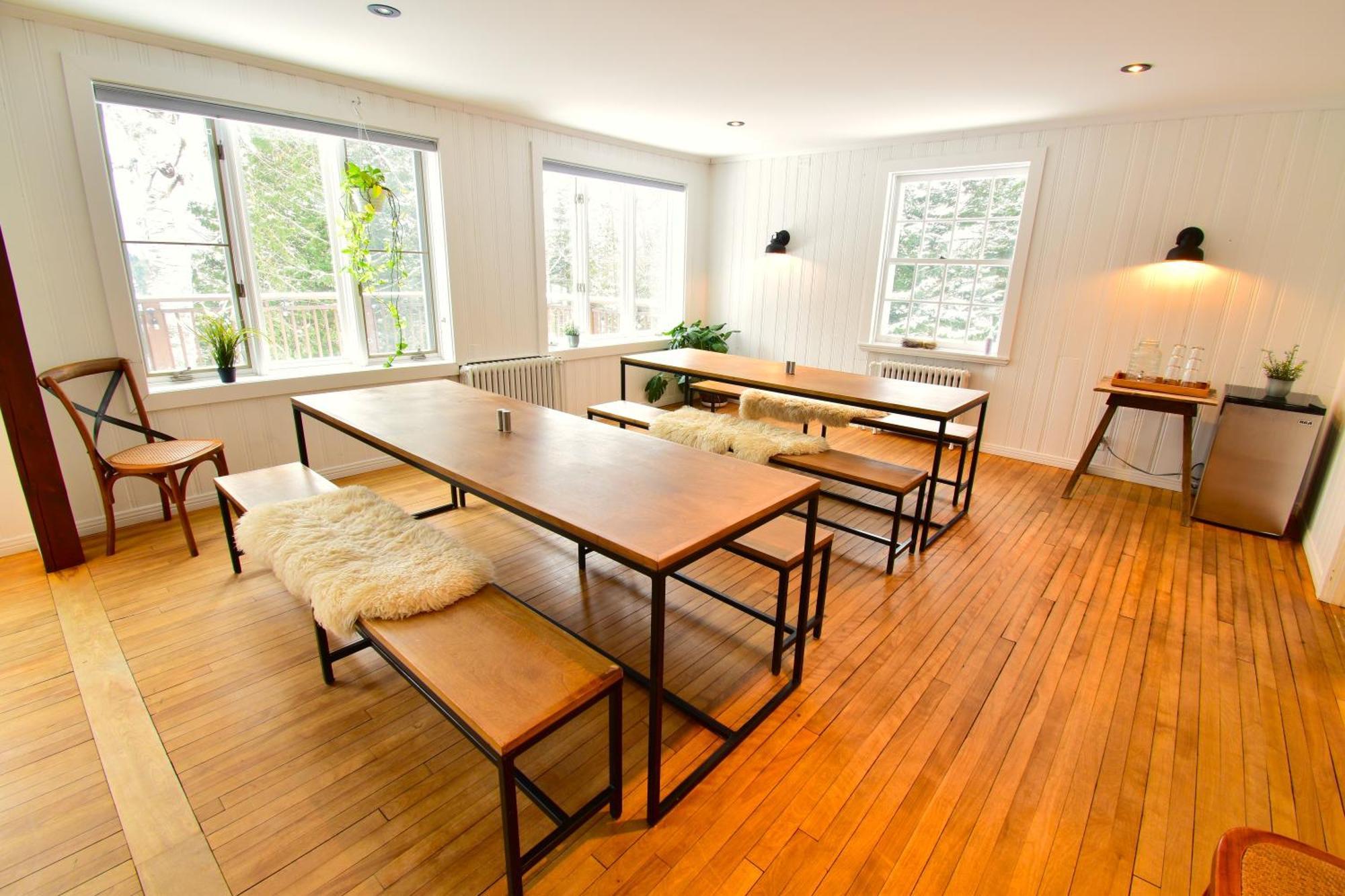 Le Partage Lodge: Destination Plein Air Et Sociale Val-Morin Exterior foto